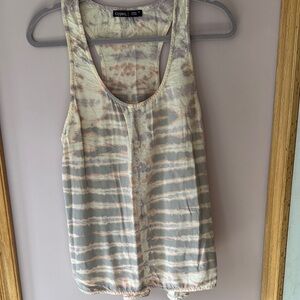 Silk Tie-dye Gypsy Top